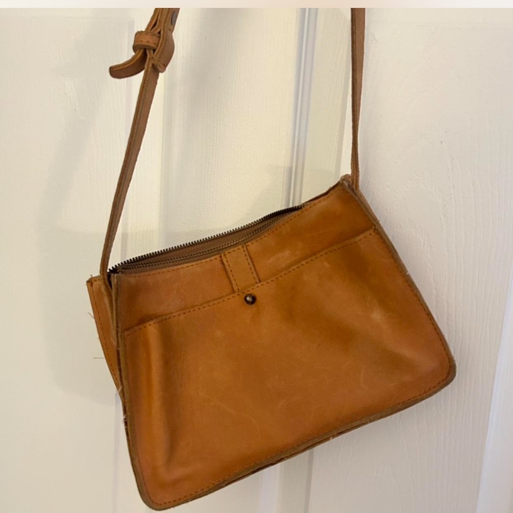 Able leather crossbody purse